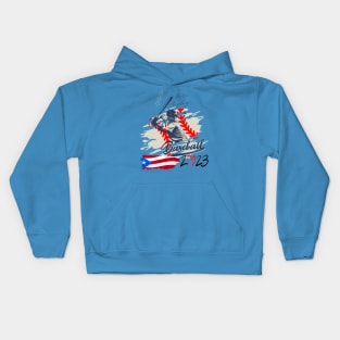 Born to play baseball Kids Hoodie